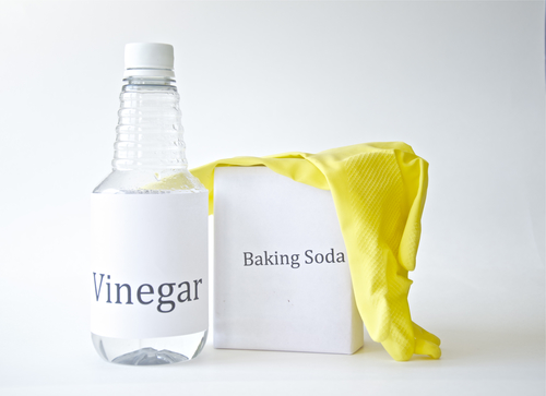 baking soda and vinegar are powerful rug cleaners